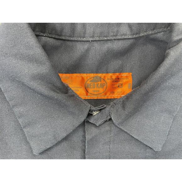 RED KAP LARGE MENS SHIRT BLUE REFLECTIVE STRIPE HI RES TOW TRUCK SAFETY - Picture 3 of 13